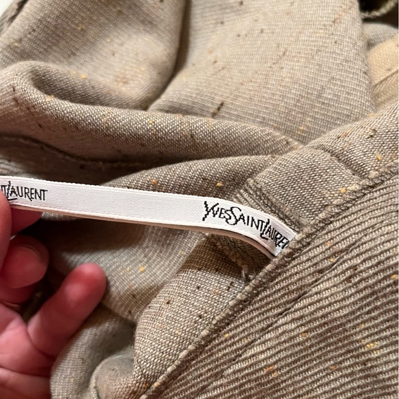 Yves Saint Laurent Encore Vintage Wool Speckled Trousers - Picture 6 of 8